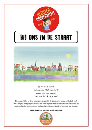 bij-ons-in-de-straat, kinderboekenweek, 2023, thematitel, project, kleuteruniversiteit, juf-Anke, thuis
