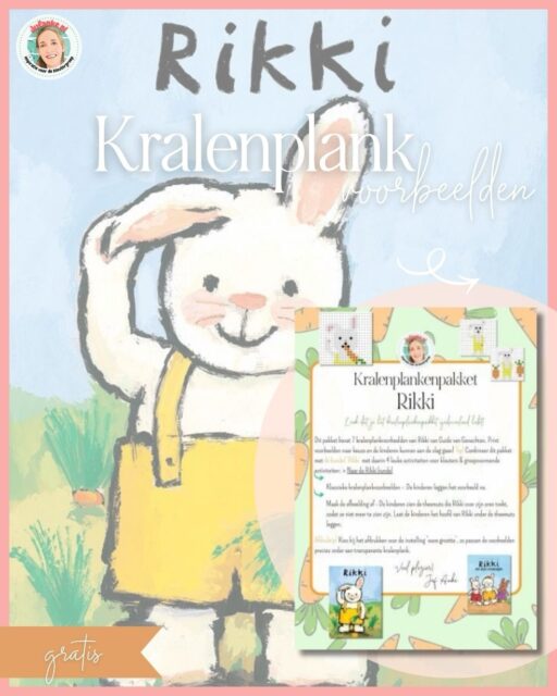 Nieuw! Gratis kralenplankvoorbeelden van Rikki! Leuk om naast de Rikki bundel voor de start van het schooljaar te gebruiken. 🥰

🔗 Op de laatste slide. 

Tip! Sla deze post op, om later op school makkelijk terug te halen.