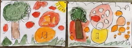 herfst verftekening