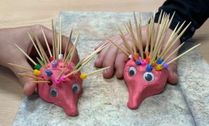 herfst egel klei motoriek 2