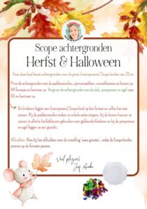 herfst scope kleuters