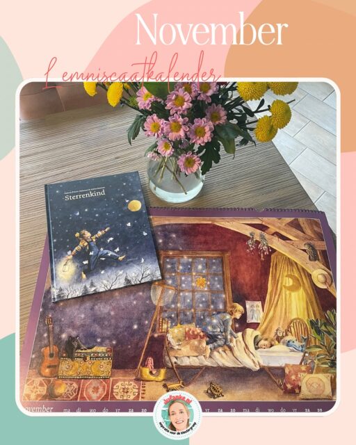 November op de @uitgeverijlemniscaat kalender!
Een ontroerend en troostend prentenboek: Sterrenkind ✨

Wist je dat de kalender voor 2026 al te koop is? Je scoort ‘m bij je boekhandel of via @bekkingblitz. 

#prentenboeken #voorlezen #kleuters