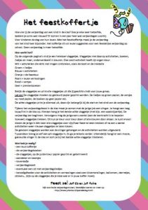 feestkoffertje verjaardag vieren kleuters