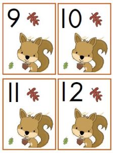 getalkaarten herfst