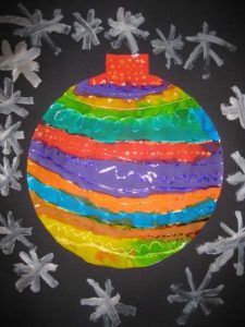 kerstbal verven