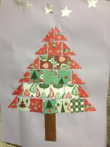 kerstboom blokjes kleuters
