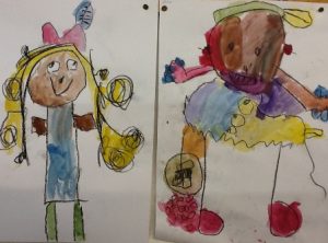 piet tekenen kleuters sinterklaas