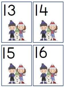 getalkaart winter