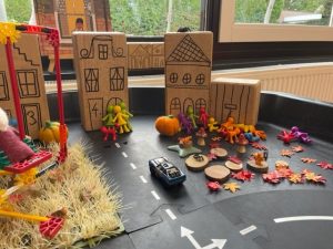 bij mij thuis wonen kleuters spel