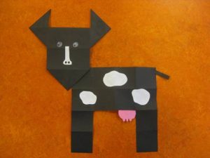 boerderij koe vouwen