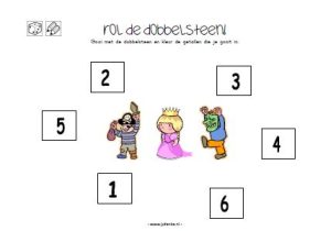 rol de dobbelsteen carnaval