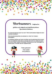 startnummers carnaval