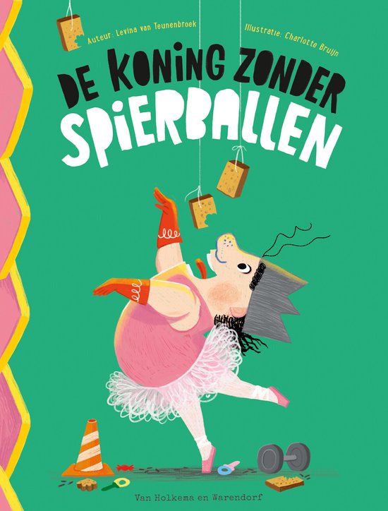 de koning zonder spierballen thema Koningsdag kleuters prentenboek