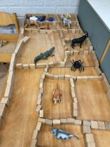 dierentuin bouwen kleuters bouwhoek