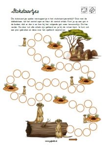stokstaartjes dierentuin dobbelspel