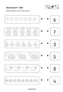 werkbladen dierentuin kleuters