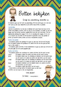 botten bekijken dino kleuters