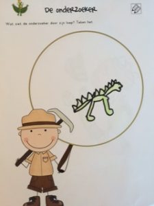 dino tekenopdracht kleuters