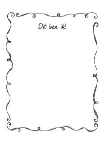 dit ben ik tekening kleuters