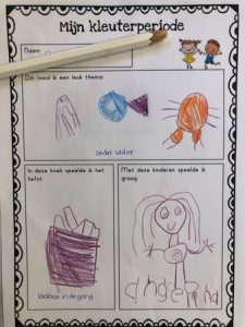 einde schooljaar mijn kleuterperiode