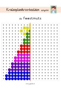 kralenplankvoorbeelden feest kleuters