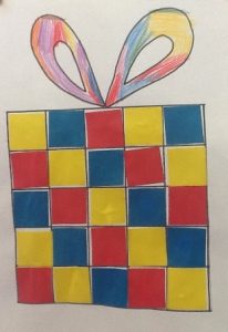 cadeau blokjes thema feest