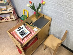 feestwinkel themahoek kleuters