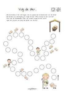 dobbelblad kerst kleuters