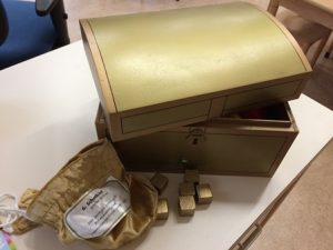 gouden schatkist