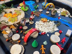 thema herfst en kabouters speeltafel