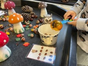 thema herfst telkaarten kleuters