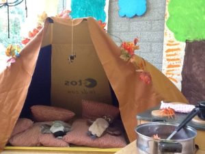 herfsthol thema herfst kleuters spel