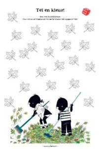 tel en kleur thema herfst