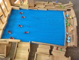 thema sport kleuters bouwhoek