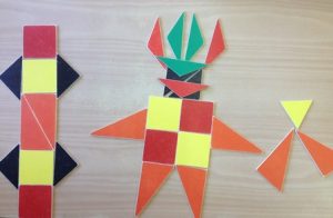 mozaiek kleuters thema indianen