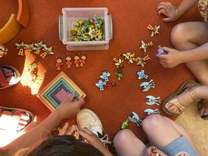 spelen met insecten kleuters