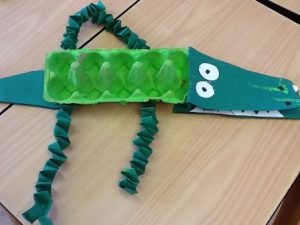 krokodil knutselen kleuters