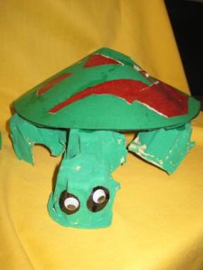 schildpad knutselen jungle