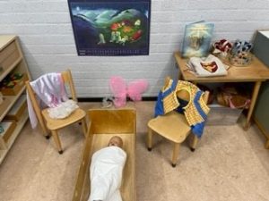 kerst spelhoek kleuters kerstspel