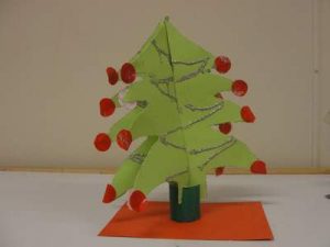 kerstboom knutselen