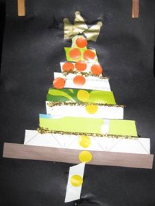 kerstboom stroken