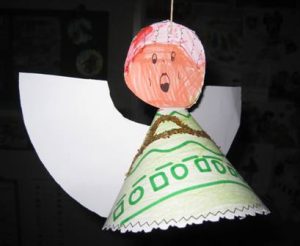 kerstengel knutselen