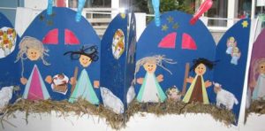 kerststal knutselen kleuters