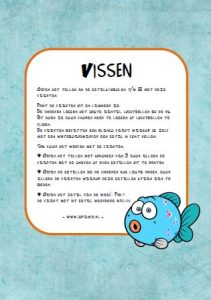 tel en kleikaarten de mooiste vis kleuters