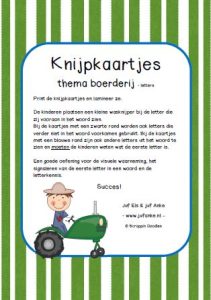 knijpkaarten boerderij