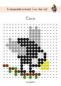 coco kralenplankvoorbeeld