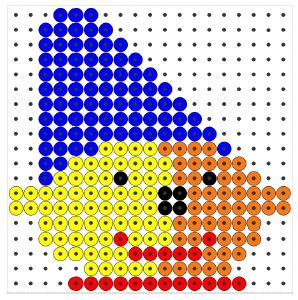 kralenplank pompon