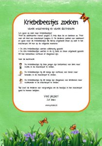 kriebelbeestjes zoeken