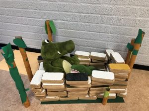 bouwhoek jungle kleuters krokodil