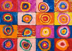 kunst cirkels kandinsky kleuters